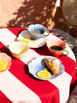 Tazza da tè dipinta a mano Poppy