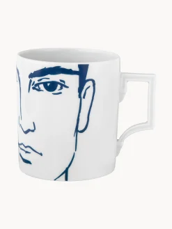 Tazza fatta a mano in porcellana Adam