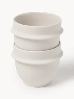 Tazze da caffè porcellana con smalto reattivo Dune 2 pz