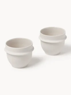 Tazze da caffè porcellana con smalto reattivo Dune 2 pz