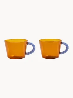 Tazze in vetro borosilicato Duet 2 pz