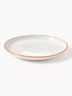 Tazze da caffè con piattino in porcellana Facile 2 pz