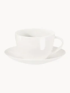 Tazzina con piattino in Fine Bone China Patricia