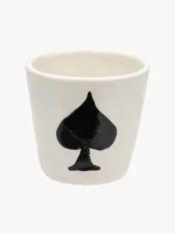 Tazzina da caffè dipinta a mano Ace of Spades