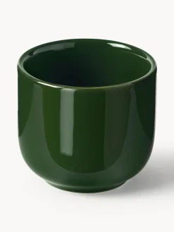 Tazzine da caffè in porcellana con piattino Nessa 4 pz