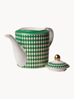 Teiera in porcellana fatta a mano Chess, 1,1 L