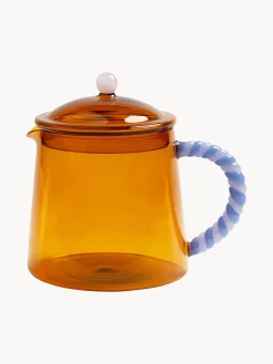 Teiera in vetro borosilicato Duet, 1 L