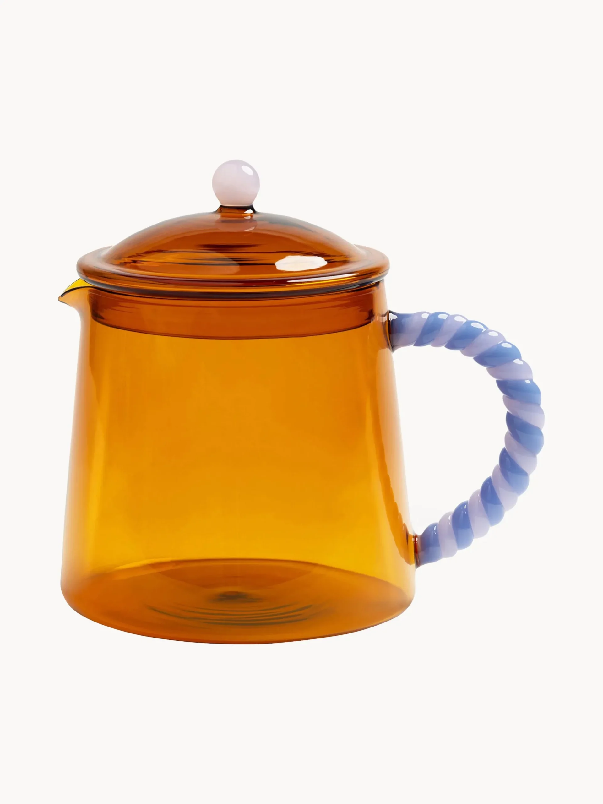 Teiera in vetro borosilicato Duet, 1 L