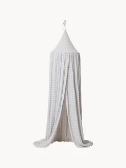 Tenda da letto in cotone Viola