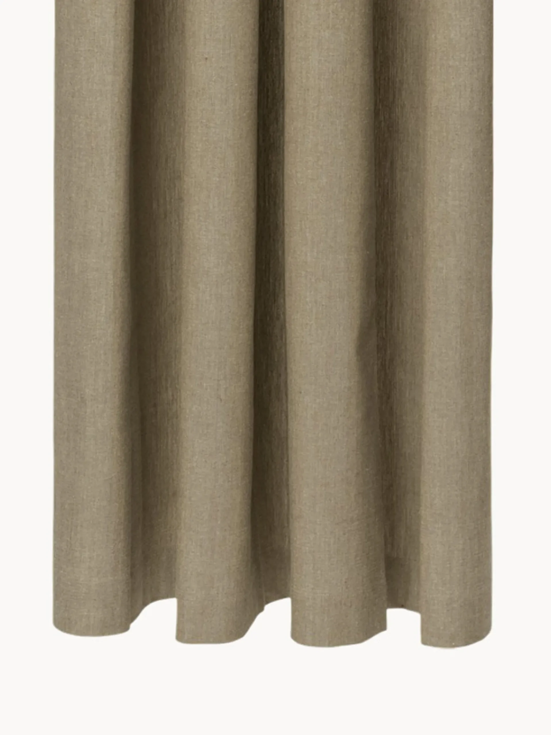Tenda doccia in cotone biologico Chambray, idrorepellente
