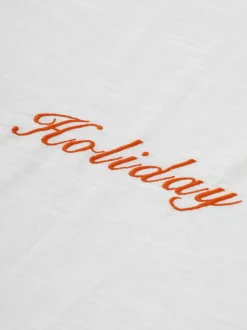 Tovaglia in cotone con volant Holiday