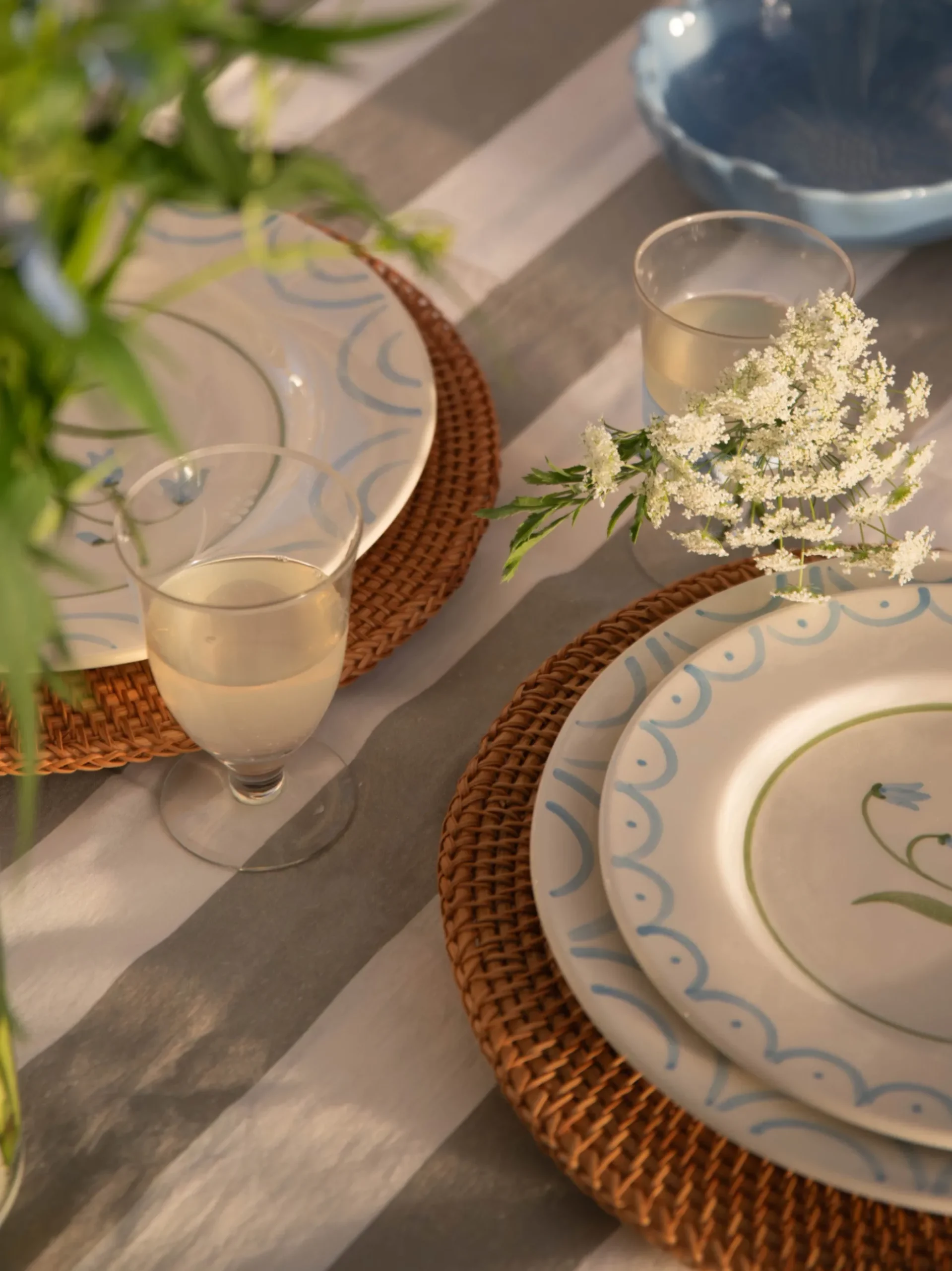 Tovaglietta in rattan fatta a mano Classic