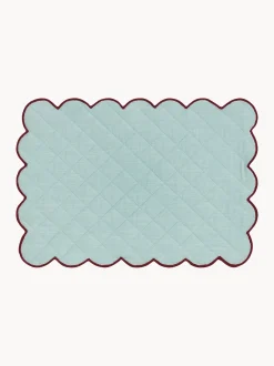 Tovaglietta americana in cotone Scalloped