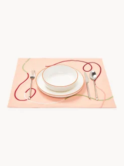 Tovagliette con ricamo astratto Sue 2 pz