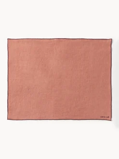 Tovagliette in lino con ricamo Cosmo 4 pz