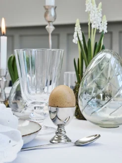 Uovo di Pasqua decorativo fatto a mano Crissilia, alt 20 cm