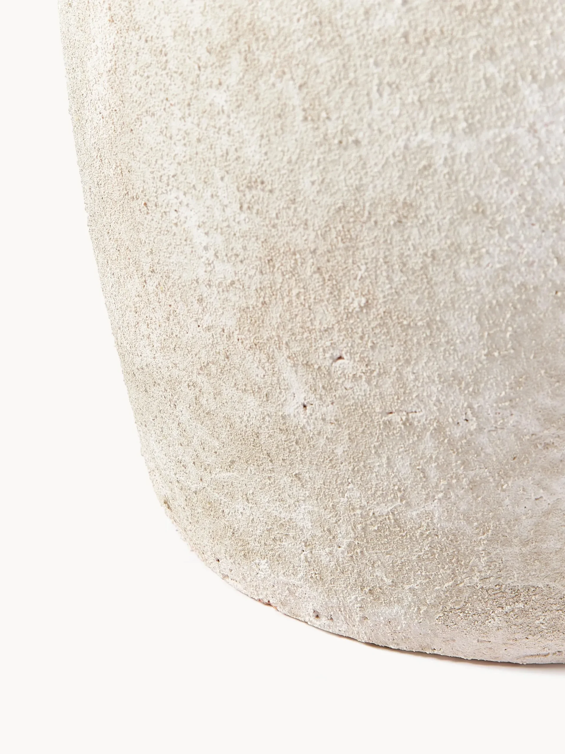 Vaso da terra con finitura sabbiata Leana, alt. 32 cm