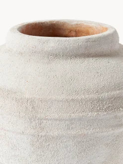 Vaso da terra con finitura sabbiata Leana, alt. 32 cm