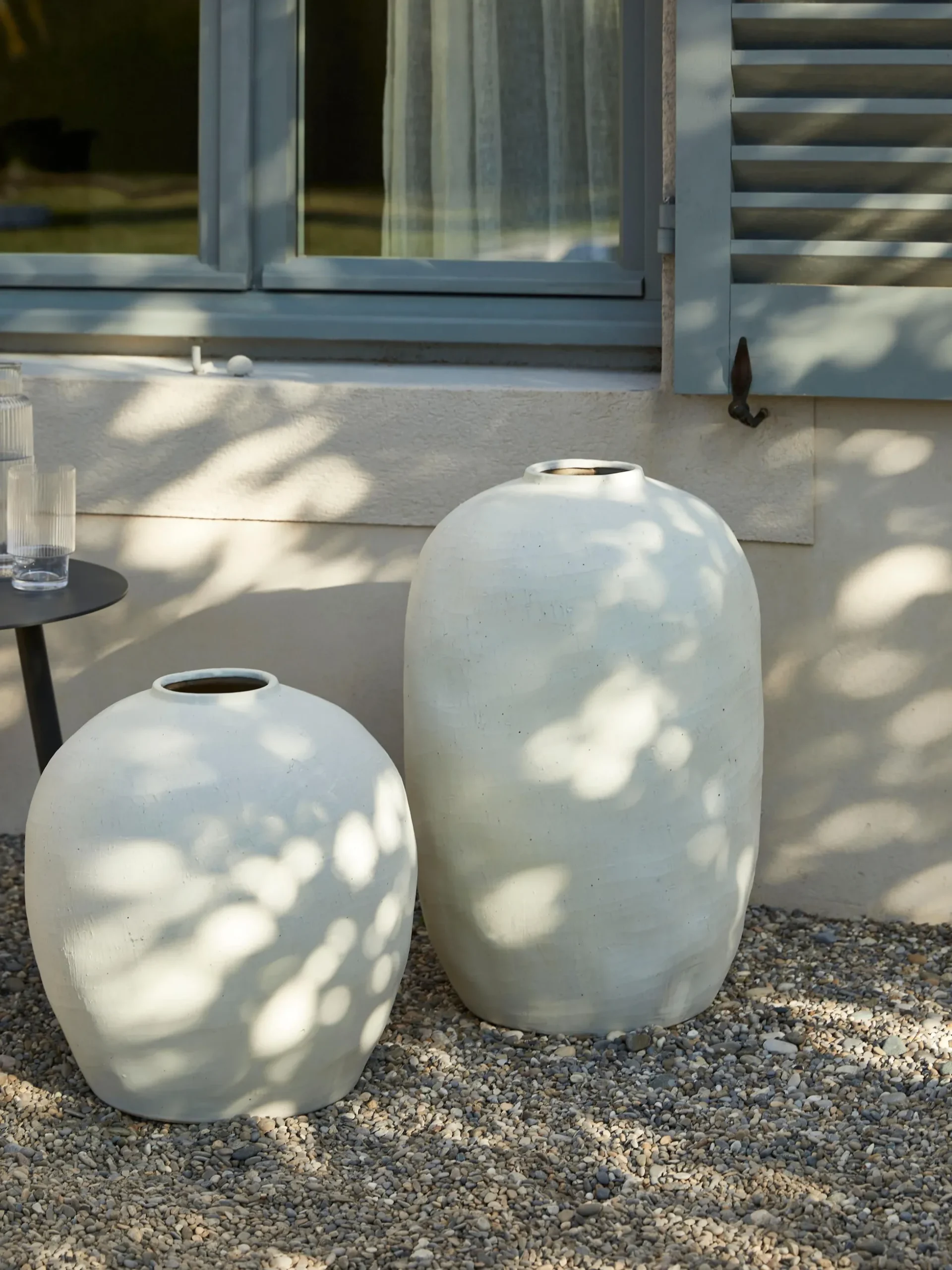 Vaso da terra grande in gres Bruno, alt. 62 cm