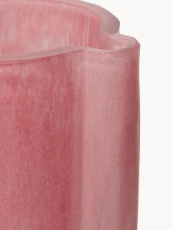 Vaso di design in vetro Flamingo, alt. 25 cm