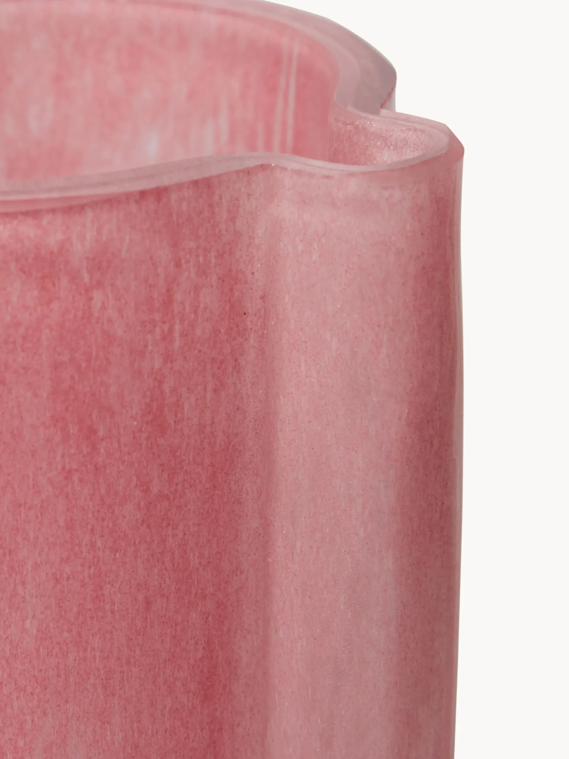 Vaso di design in vetro Flamingo, alt. 25 cm
