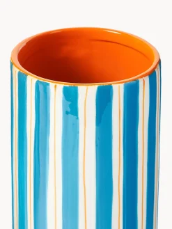 Vaso dipinto a mano in porcellana Ray, alt. 24 cm