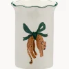 Vaso dipinto a mano Leopard, alt. 21 cm