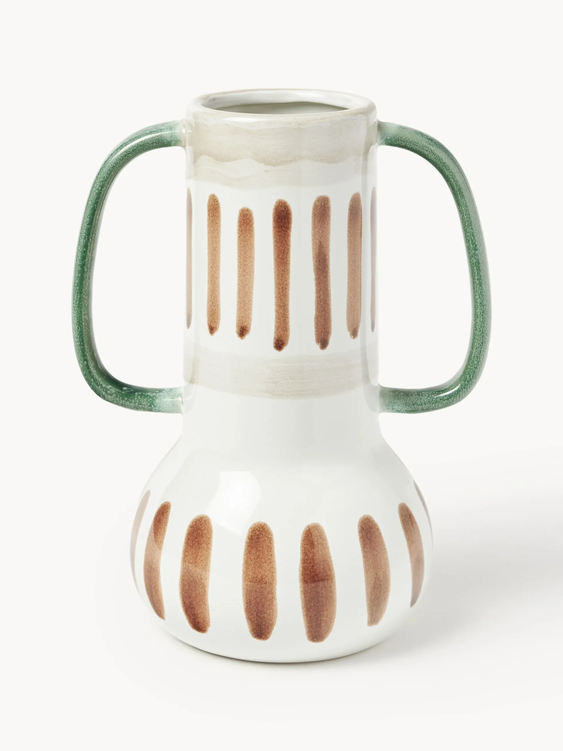 Vaso dipinto a mano Lise, alt. 30 cm
