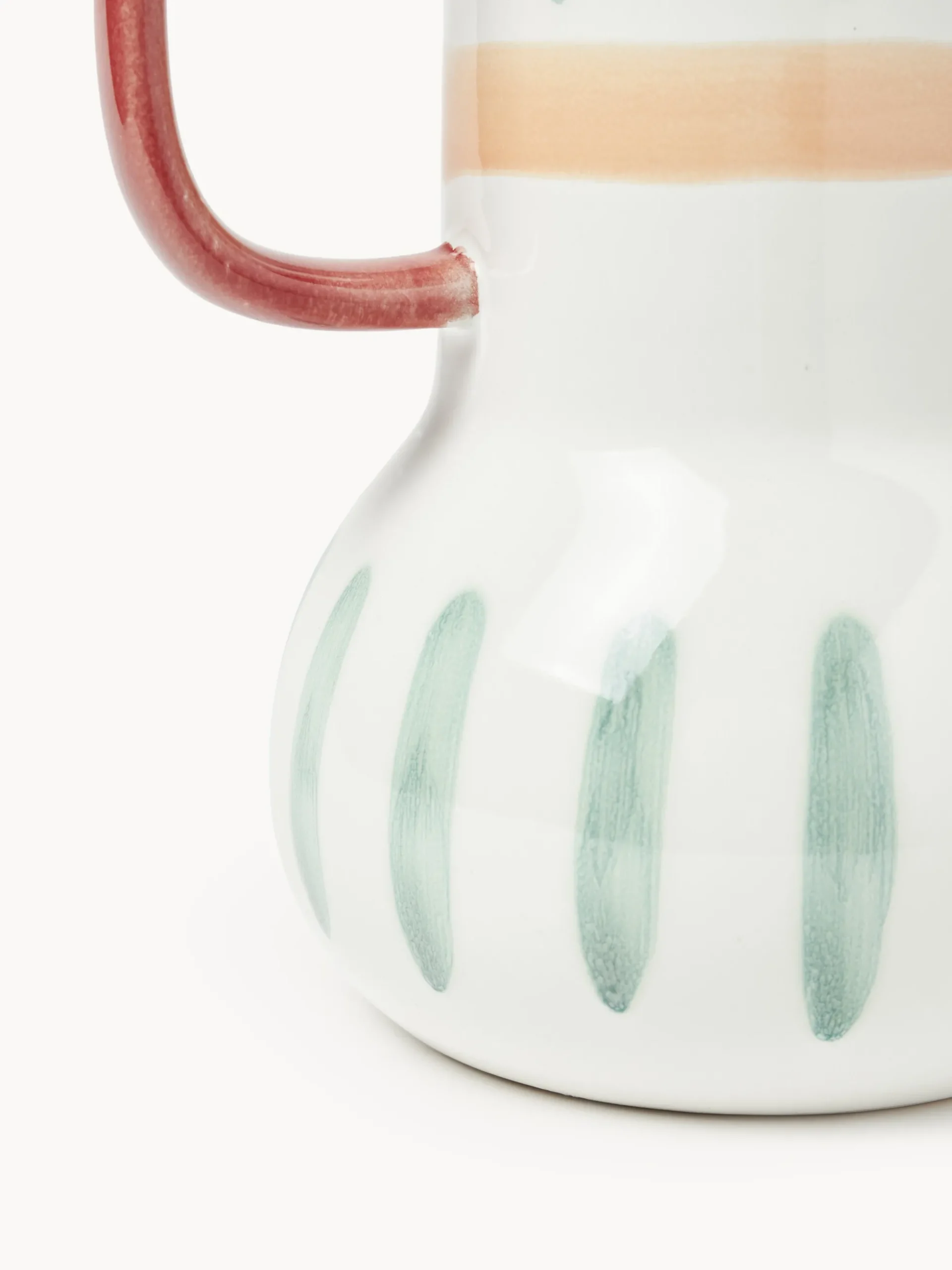 Vaso dipinto a mano Lise, alt. 30 cm