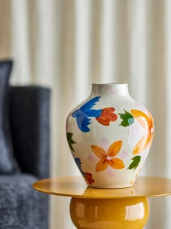 Vaso dipinto a mano Maricala, alt. 27 cm