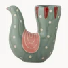 Vaso dipinto a mano Trudy, alt. 19 cm