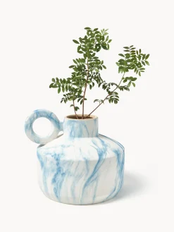 Vaso effetto marmo Kiko, alt. 27 cm