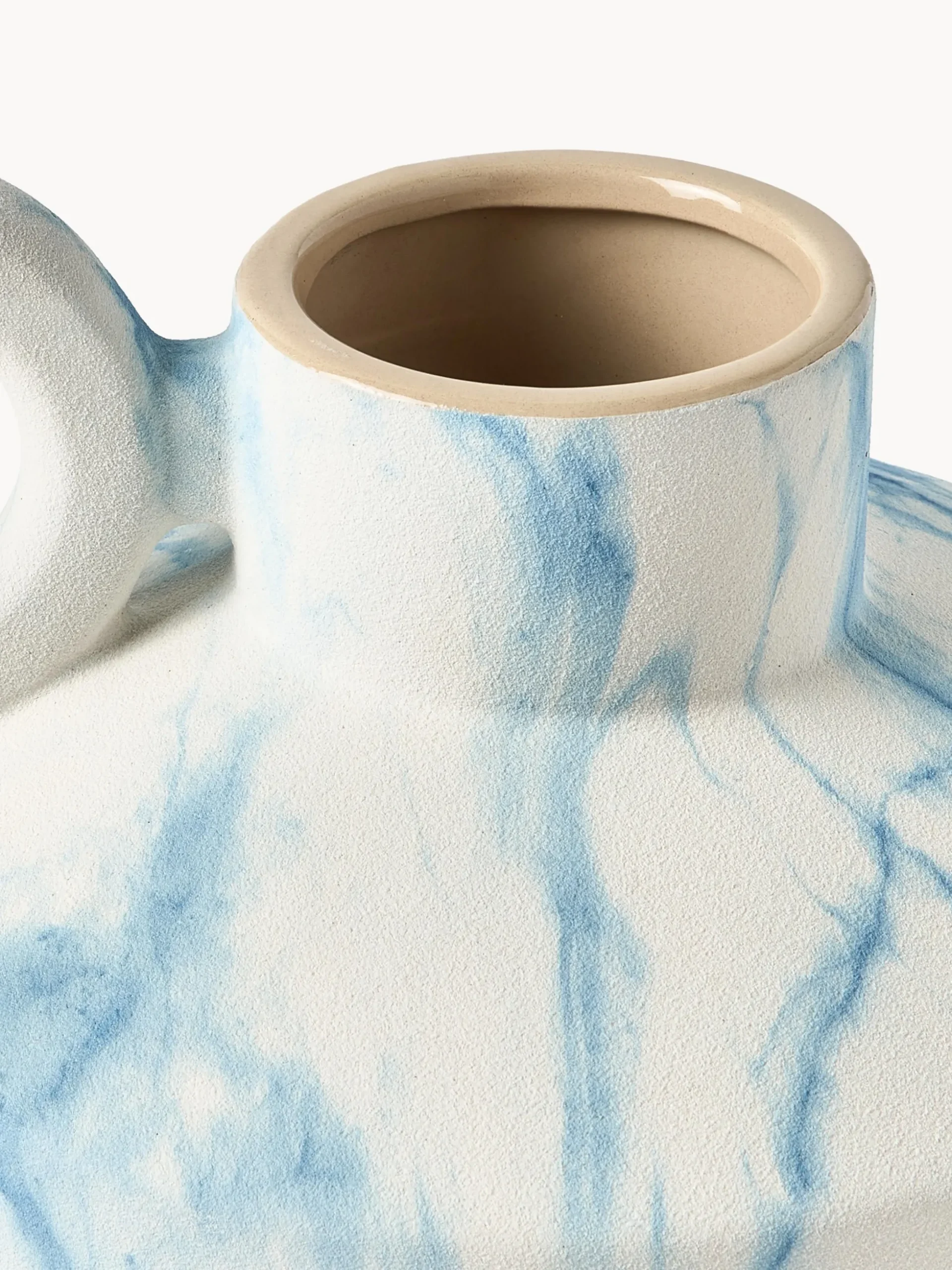 Vaso effetto marmo Kiko, alt. 27 cm