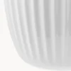 Vaso fatto a mano in porcellana Hammershoi, alt. 20 cm