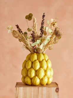 Vaso fatto a mano Limone, alt. 22 cm