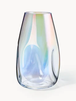 Vaso grande in vetro soffiato Rainbow, alt. 35 cm