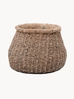 Vaso in cemento fatto a mano Faux-Puff, alt. 13 cm