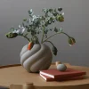 Vaso in ceramica dipinto a mano Twist Ball, alt. 20 cm