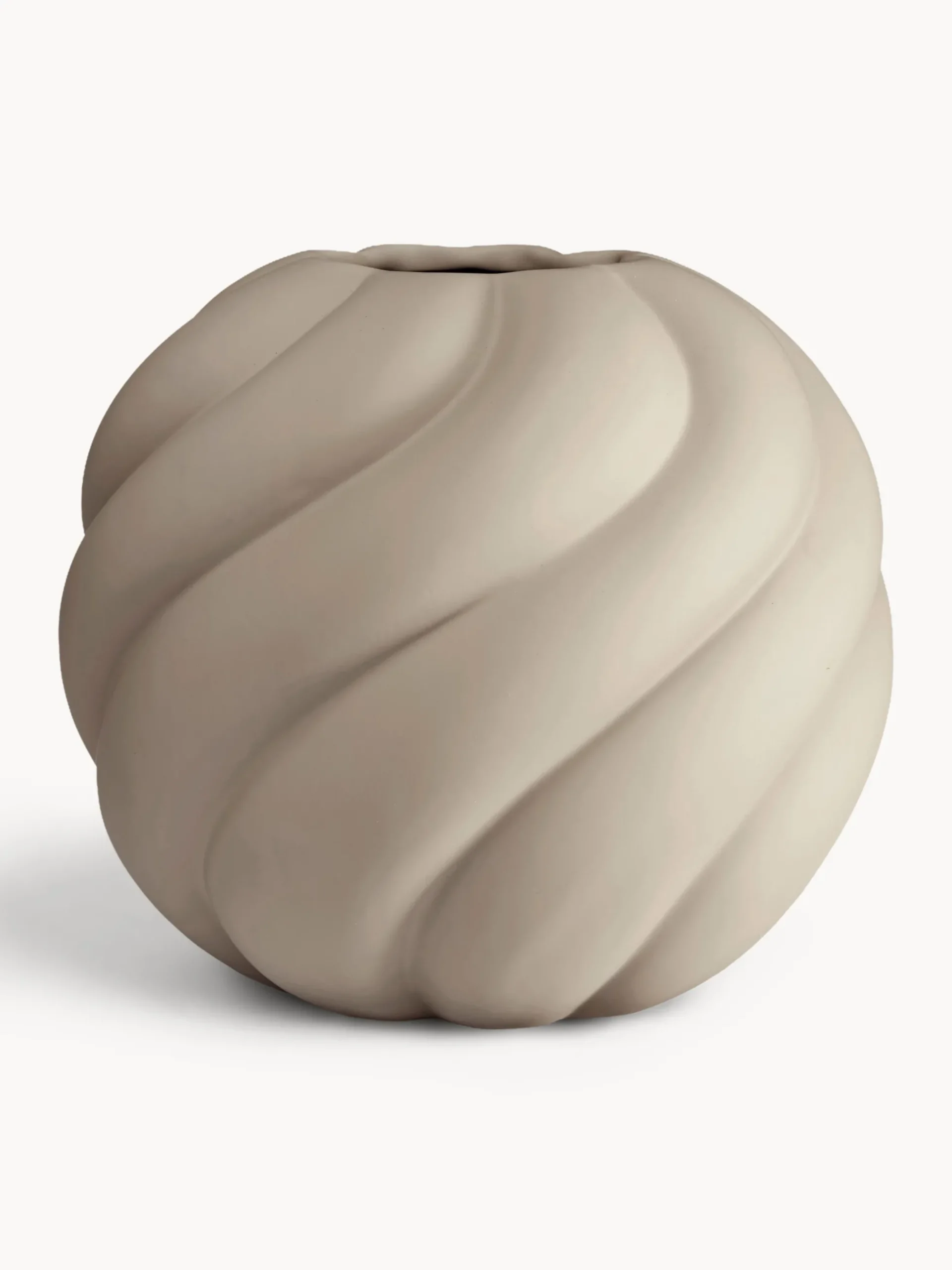 Vaso in ceramica dipinto a mano Twist Ball, alt. 20 cm