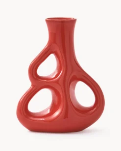 Vaso in ceramica Three Ears, alt. 21 cm
