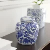 Vaso in porcellana con coperchio Annabelle, alt. 13 cm