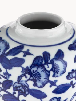 Vaso in porcellana con coperchio Annabelle, alt. 13 cm