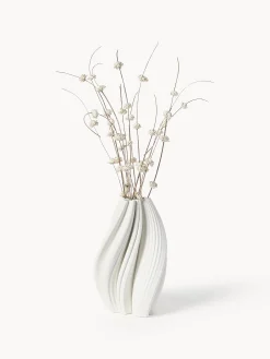 Vaso in porcellana con stampa 3D Melody, alt. 29 cm