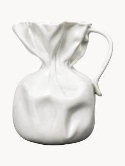 Vaso in porcellana Crumple, alt. 26 cm