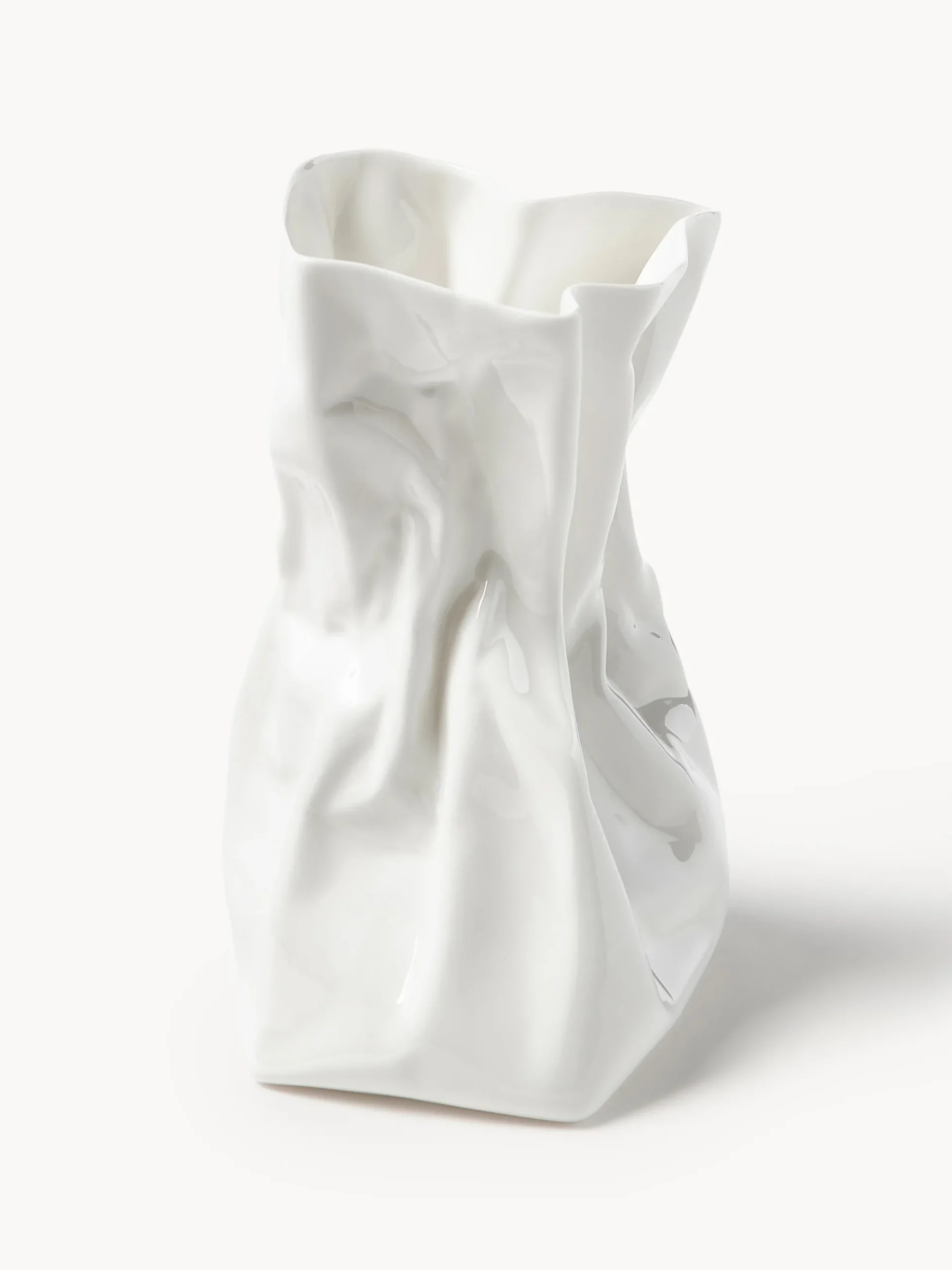 Vaso in porcellana di design Adelaide, alt. 14 cm