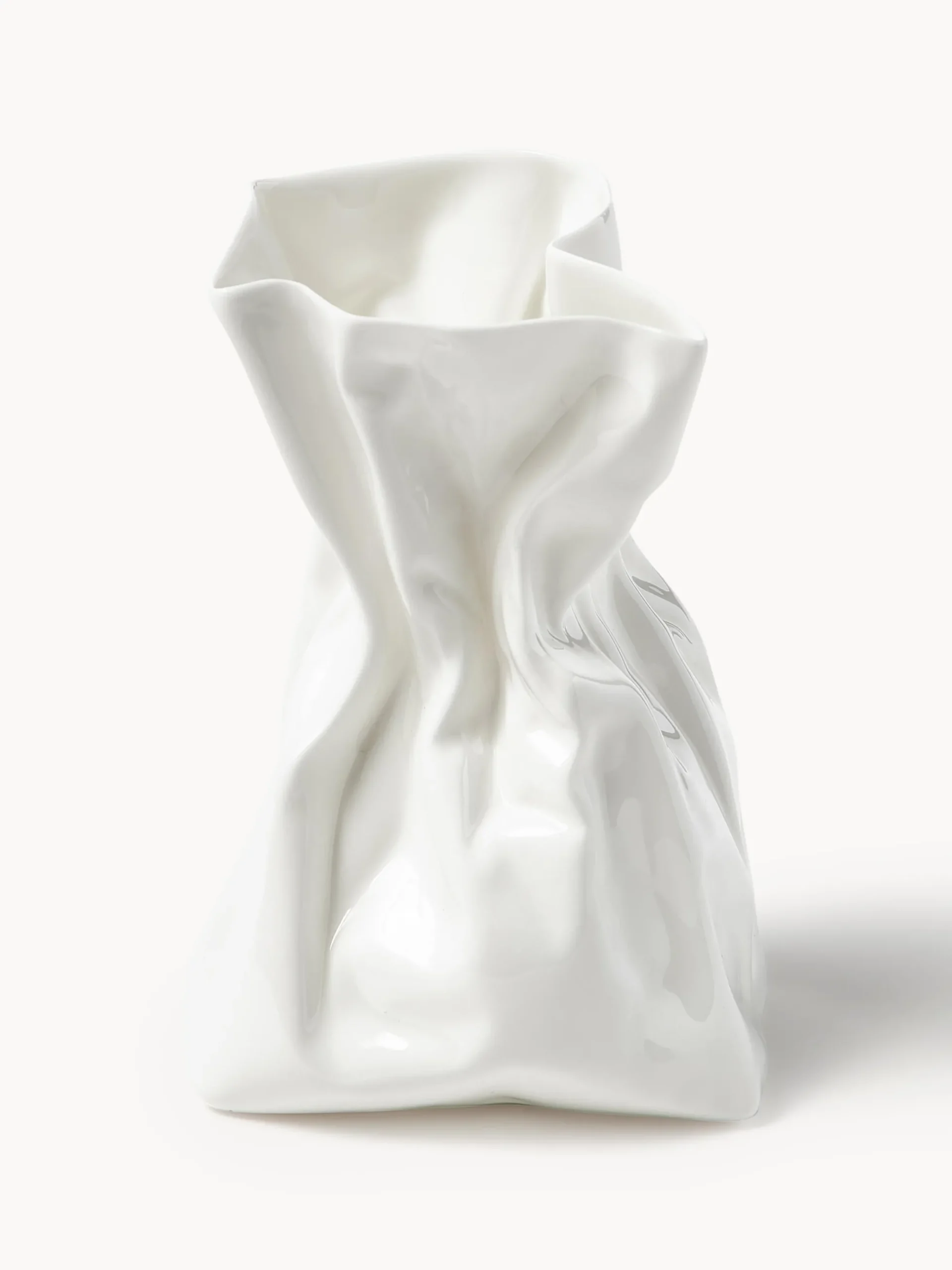 Vaso in porcellana di design Adelaide, alt. 14 cm