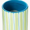 Vaso in porcellana dipinta a mano Ray, alt. 13 cm