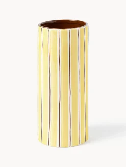 Vaso in porcellana dipinta a mano Ray, alt. 18 cm