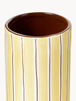 Vaso in porcellana dipinta a mano Ray, alt. 18 cm