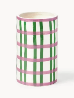 Vaso in porcellana fatto a mano Clash, alt. 13 cm